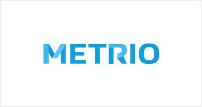 Logo de Metrio.