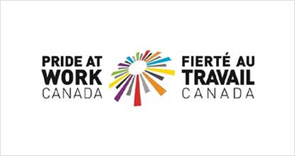 Logo de Fierté au travail Canada.