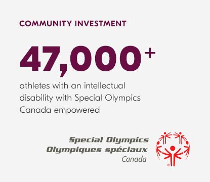 Special Olympics Canada logo.