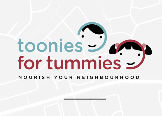 Toonies for Tummies logo.
