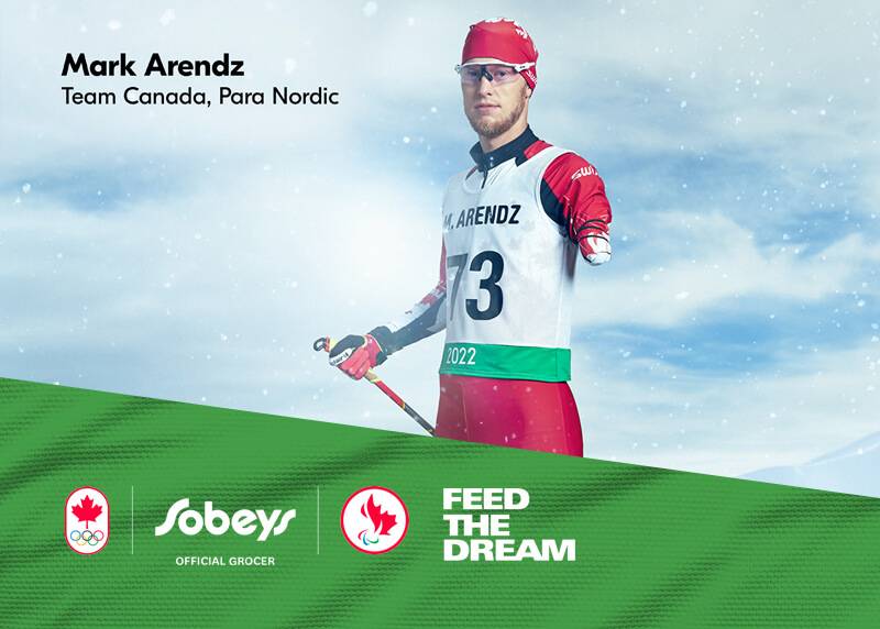 Sobeys Inc. Feed The Dream – Mark Arendz  (Para Nordic Skiing)