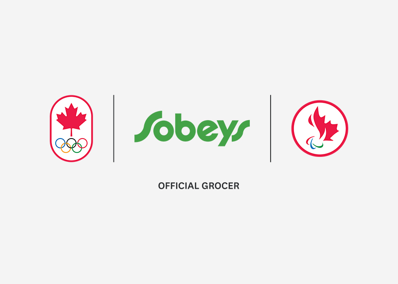 Sobeys Inc., the Official Grocer of the Canadian Olympic and the Canadian Paralympic Teams.