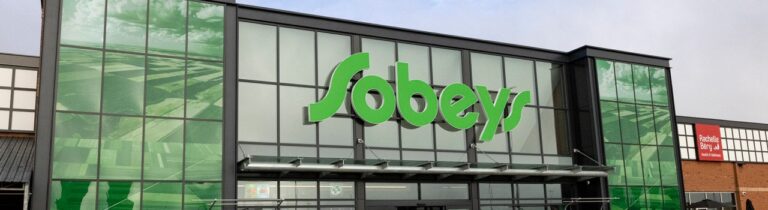 A banner image of outside a Sobeys store.