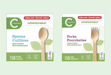 Compostable meat tray initiative.